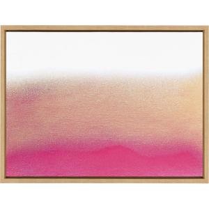 image:imageKate and Laurel x Mentoring Positives Collaboration Champagne Shimmer Framed Wall Art 18x24 Natural Colorful Minimalist Abstract Wall Dcor