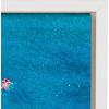 image:imageDesignOvation Sylvie Tropical Beach Framed Canvas Wall Art by Simon Te 23x33 White Beautiful Beach Wall Decor for Living Room Entryway Bedroom Or Bathroom