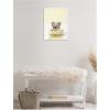 image:imageKate and Laurel Baby Elephant 6 in Cottage Yellow Bathtub Framed Canvas Wall Art by Amy Peterson 18 x 24 Sylvie White Whimsical Animals Bathroom Art for Wall Decor Living Room Bedroom