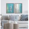 image:imageKate and Laurel Blake Gorges du Verdon 2 Framed Printed Glass Wall Art by Rachel Dowd 18x24 Gray Coastal Art Display