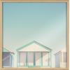 image:imageKate and Laurel Blake Hang Loose Framed Printed Acrylic Wall Art by Laura Evans 24x24 Natural Coastal Decor for Wall