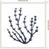 image:imageKate and Laurel Coastal Coral Seaweed Botanical 6 Framed Canvas Wall Art by The Creative Bunch Studio 22 x 22 Sylvie Beaded White Modern Contemporary Abstract Beach Nature Art for Wall Decor
