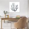image:imageKate and Laurel Coastal Coral Seaweed Botanical 6 Framed Canvas Wall Art by The Creative Bunch Studio 22 x 22 Sylvie Beaded White Modern Contemporary Abstract Beach Nature Art for Wall Decor