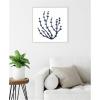 image:imageKate and Laurel Coastal Coral Seaweed Botanical 6 Framed Canvas Wall Art by The Creative Bunch Studio 22 x 22 Sylvie Beaded White Modern Contemporary Abstract Beach Nature Art for Wall Decor
