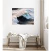image:imageKate and Laurel Crashing Waves on the Portuguese Coast Framed Canvas Wall Art by Michael Schauer 42 x 32 Sylvie White Coastal Nature Landscapes Beach Art for Wall Decor Living Room Bedroom