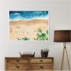 image:imageKate and Laurel Framed Canvas Wall Art Print A Day of Play Vibrant by Janet Meinke Lau 42 x 32 Sylvie White Frame Coastal Beach Art for Wall Decor