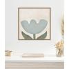 image:imageKate and Laurel Framed Canvas Wall Art Print Blue Flower by Gabrielly Guedes 22 x 22 Sylvie Dark Gold Frame Modern Contemporary Flower Art for Wall DecorSylvie Dark Gold