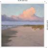image:imageKate and Laurel Framed Canvas Wall Art Print Blushing Sky by Mary Sparrow 22 x 22 Sylvie White Frame Coastal Beach Art for Wall Decor