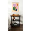 image:imageKate and Laurel Framed Canvas Wall Art Print Flowers by Laura Moss 18 x 24 Sylvie Natural Frame Modern Contemporary Abstract Art for Wall Decor