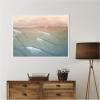 image:imageKate and Laurel Framed Canvas Wall Art Print Layers of Water by Emiko and Mark Franzen F2 Images 42 x 32 Sylvie White Frame Coastal Beach Art for Wall Decor