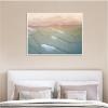 image:imageKate and Laurel Framed Canvas Wall Art Print Layers of Water by Emiko and Mark Franzen F2 Images 42 x 32 Sylvie White Frame Coastal Beach Art for Wall Decor