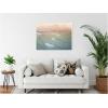 image:imageKate and Laurel Framed Canvas Wall Art Print Layers of Water by Emiko and Mark Franzen F2 Images 42 x 32 Sylvie White Frame Coastal Beach Art for Wall Decor