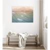 image:imageKate and Laurel Framed Canvas Wall Art Print Layers of Water by Emiko and Mark Franzen F2 Images 42 x 32 Sylvie White Frame Coastal Beach Art for Wall Decor