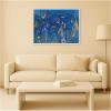 image:imageKate and Laurel Framed Canvas Wall Art Print Regates a Cowes 1929 by Raoul Dufy by Nostalgia Prints 42 x 32 Sylvie White Frame Coastal Beach Art for Wall Decor