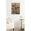 image:imageKate and Laurel Framed Canvas Wall Art Print Vase avec bouquet de fleurs by Louis Valtat by Nostalgia Prints 18 x 24 Sylvie Beaded Rustic Natural Frame Traditional Still Life Art for Wall Decor