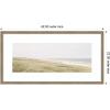 image:imageKate and Laurel Framed Wall Art Print Peaceful and Serene Coastal Landscape by The Creative Bunch Studio 41 x 21 Svelte Natural Frame Coastal Beach Art for Wall DecorFlorence Light Brown