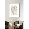 image:imageKate and Laurel Framed Wall Art Print SB Protea Sketch No 2 by Sara Berrenson 19 x 25 Svelte Noir Black Frame Modern Contemporary Still Life Art for Wall DecorWoodgrain Stripe Mocha