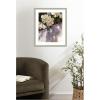 image:imageKate and Laurel Framed Wall Art Print Shadow Dance by Mary Sparrow 22 x 26 Florence Silver Frame Traditional Flowers Still Life Art for Wall Decor26L x 22W