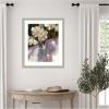 image:imageKate and Laurel Framed Wall Art Print Shadow Dance by Mary Sparrow 22 x 26 Florence Silver Frame Traditional Flowers Still Life Art for Wall Decor26L x 22W