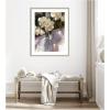 image:imageKate and Laurel Framed Wall Art Print Shadow Dance by Mary Sparrow 22 x 26 Florence Silver Frame Traditional Flowers Still Life Art for Wall Decor42L x 34W