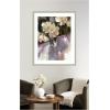 image:imageKate and Laurel Framed Wall Art Print Shadow Dance by Mary Sparrow 22 x 26 Florence Silver Frame Traditional Flowers Still Life Art for Wall Decor42L x 34W
