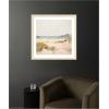 image:imageKate and Laurel Framed Wall Art Print Tranquil Landscape V expansion by Amy Lighthall 22 x 26 Woodgrain Stripe Blonde Frame Coastal Beach Art for Wall DecorWoodgrain Stripe Blonde