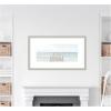 image:imageKate and Laurel Framed Wall Art Print Wooden Pier On The Beach by Amy Peterson 41 x 24 Svelte White Frame Coastal Beach Art for Wall DecorFlorence Silver