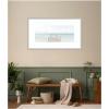 image:imageKate and Laurel Framed Wall Art Print Wooden Pier On The Beach by Amy Peterson 41 x 24 Svelte White Frame Coastal Beach Art for Wall DecorFlorence Silver
