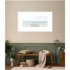 image:imageKate and Laurel Framed Wall Art Print Wooden Pier On The Beach by Amy Peterson 41 x 24 Svelte White Frame Coastal Beach Art for Wall DecorSvelte White