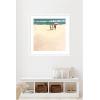 image:imageKate and Laurel Framed Wall Art Print afternoon meet up by Mary Sparrow 27 x 27 Oliver White Narrow Frame Coastal Beach Art for Wall Decor35L x 35W