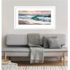 image:imageKate and Laurel Framed Wall Art Print roll tide by Mary Sparrow 42 x 22 Woodgrain Stripe Blonde Frame Coastal Beach Nature Art for Wall Decor43L x 24W