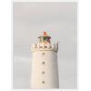 image:imageKate and Laurel Grotta Lighthouse Iceland Framed Canvas Wall Art by Crystal Lynn Collins 18 x 24 Sylvie White Coastal Beach Architecture Art for Wall Decor Living Room Bedroom