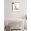 image:imageKate and Laurel Mother and Baby Giraffe in Spring Bathtub Framed Canvas Wall Art by Amy Peterson 18 x 24 Sylvie Natural Whimsical Animals Bathroom Humor Nature Art for Wall Decor Living Room