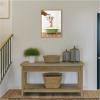 image:imageKate and Laurel Mother and Baby Giraffe in Transitional Bathtub Framed Canvas Wall Art by Amy Peterson 18 x 24 Sylvie Natural Whimsical Animals Humor Bathroom Art for Wall Decor Living Room