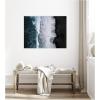 image:imageKate and Laurel Ocean Waves on the Black Beach in Iceland Framed Canvas Wall Art by Michael Schauer 42 x 32 Sylvie White Coastal Beach Landscapes Nature Art for Wall Decor Living Room Bedroom