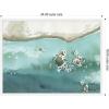 image:imageKate and Laurel Rocky Shores Framed Canvas Wall Art by Janet Meinke Lau 24 x 18 Sylvie White Coastal Landscapes Abstract Art for Wall Decor Living Room Bedroom