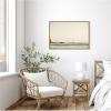 image:imageKate and Laurel Sailing the Pacific Framed Canvas Wall Art by Alicia Bock 33 x 23 Sylvie Natural Coastal Beach Landscapes Art for Wall Decor Living Room Bedroom
