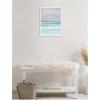 image:imageKate and Laurel Sea and Seagulls Framed Canvas Wall Art by Nikita Jariwala 18 x 24 Sylvie White Coastal Beach Animals Landscapes Art for Wall Decor Living Room Bedroom