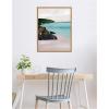 image:imageKate and Laurel Seascape Framed Canvas Wall Art by Nikita Jariwala 23 x 30 Sylvie Natural Coastal Beach Landscapes Nature Art for Wall Decor Living Room Bedroom