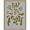 image:imageKate and Laurel Sylvie Expressive Abstract House Plant Playful Blue Framed Canvas Wall Art by The Creative Bunch Studio 18x24 Natural Modern Abstract Greenery for Contemporary Floral ArtNatural