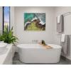 image:imageKate and Laurel Sylvie Going back to Maui Framed Canvas Wall Art by Rachel Bolgov 28x38 White Scenic Hawaii Ocean Wall Art Decor