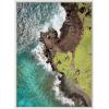 image:imageKate and Laurel Sylvie Going back to Maui Framed Canvas Wall Art by Rachel Bolgov 28x38 White Scenic Hawaii Ocean Wall Art Decor
