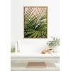 image:imageKate and Laurel Sylvie Her Majesty 2 Framed Canvas Wall Art by Alicia Bock 18x24 Natural Beach Palm Frond Tree Art for Wall