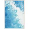 image:imageKate and Laurel Sylvie Into the Blue Framed Canvas Wall Art by Julie Maida 23x33 White Coastal Ocean Blue Wall Art Dcor Set
