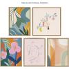 image:imageKate and Laurel Sylvie Oaxaca Garden Framed Canvas Wall Art by Kate Aurelia Holloway 18x24 Natural Chic Floral Abstract ArtNatural