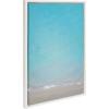 image:imageKate and Laurel Sylvie Postiano 7 Framed Canvas Wall Art by Rachel Dowd 23x33 White Aerial Beach Photography for Wall