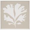 image:imageKate and Laurel Sylvie Sophisticated Neutral Coral Beige Framed Canvas Wall Art by The Creative Bunch Studio 22x22 White Natural Muted Coastal Art for Wall Decor