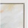 image:imageKate and Laurel Sylvie Sunday Morning Framed Canvas Wall Art by Mary Sparrow 2 Piece 18x24 White Relaxing Coastal Art Piece for Wall