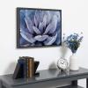 image:imageKate and Laurel Sylvie Violet Cactus Succulent Lavender Purple Framed Canvas Art by Amy Peterson 18x24 Gray