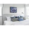 image:imageKate and Laurel Sylvie Violet Cactus Succulent Lavender Purple Framed Canvas Art by Amy Peterson 18x24 Gray